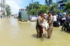 India's Bengaluru flooded after days of torrential rains