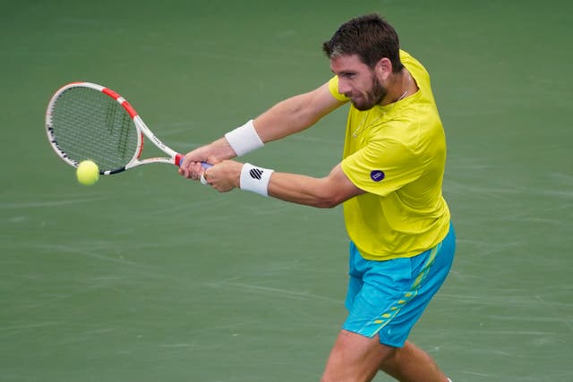 Cameron Norrie was beaten by Andrey Rublev in New York (Eduardo Munoz Alvarez/AP)