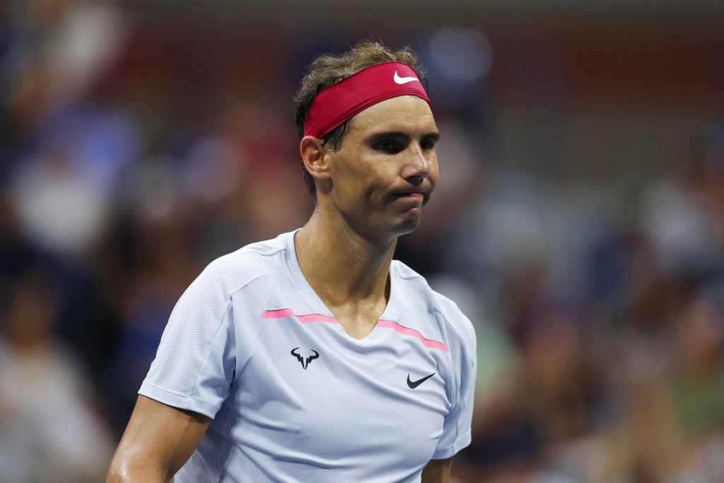 <p>Rafael Nadal is out of the US Open  </p>