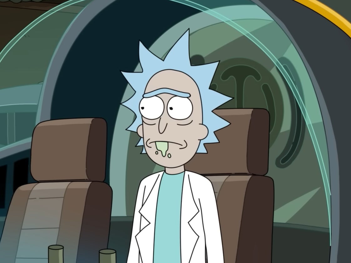 Rick Sanchez in the season six premiere of ‘Rick and Morty’