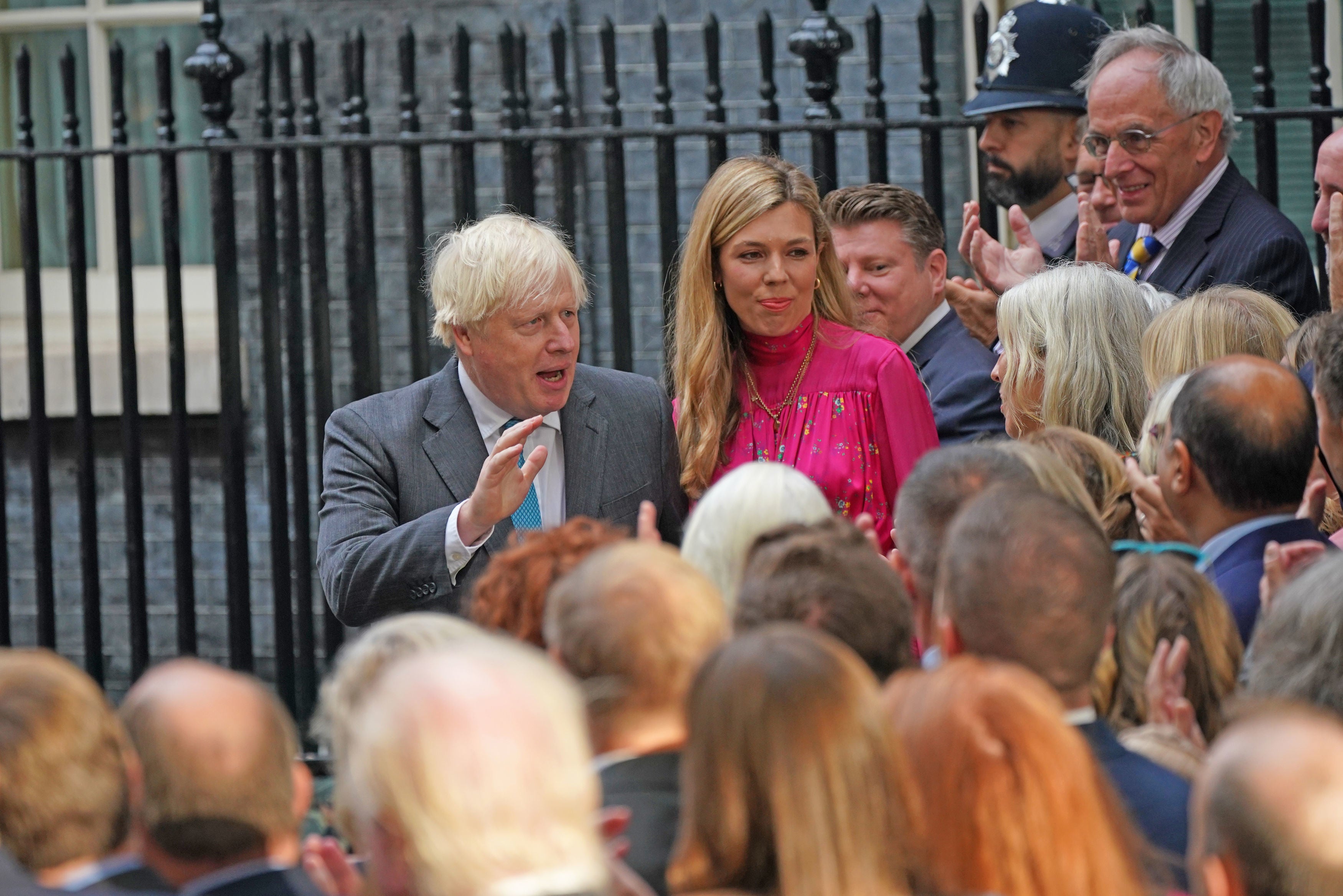 Boris Johnson urged the party to unite behind Ms Truss
