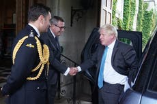 Liz Truss – live: Johnson arrives in Balmoral to hand Queen resignation as new PM in Aberdeen