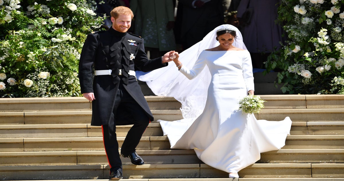 designer of meghan markle's wedding dress Revisiting Meghan Markle's Sleek 6-Figure Wedding Dress