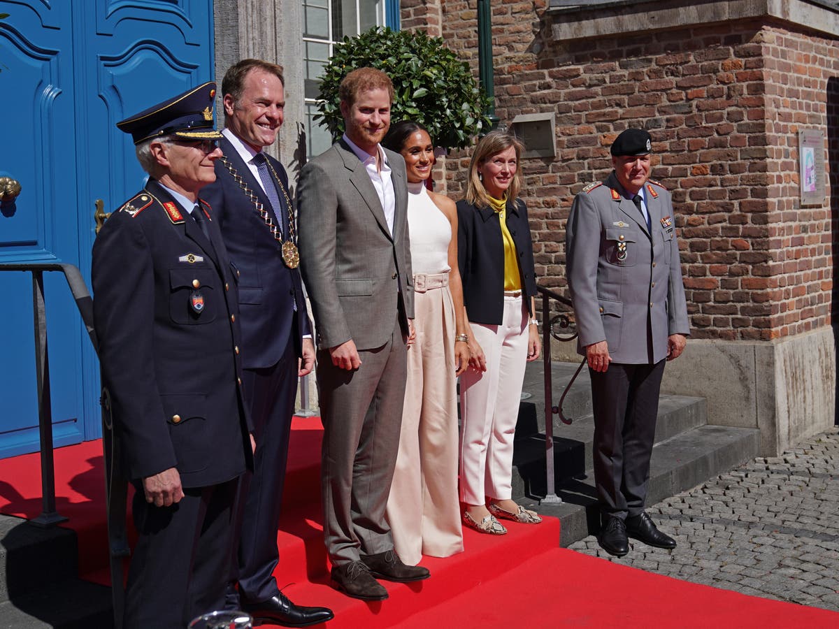 Harry and Meghan arrive in Germany to promote Invictus Games