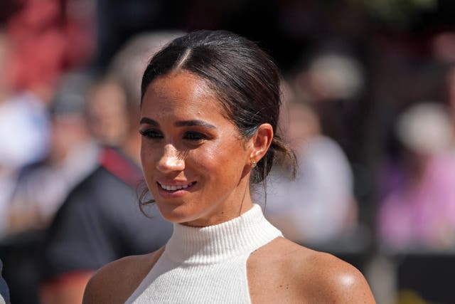 The Duchess of Sussex said she was a ‘loner’ at school and an ‘ugly duckling’ who had no-one to sit next to at lunch (Joe Giddens/PA)