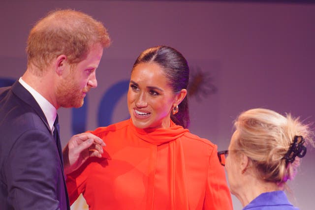 The Duke and Duchess of Sussex (Peter Byrne/PA)