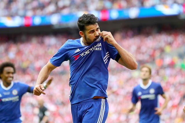 Diego Costa won the Premier League twice with Chelsea (Adam Davy/PA)