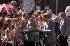 Harry and Meghan thrill crowds in Germany before taking river cruise