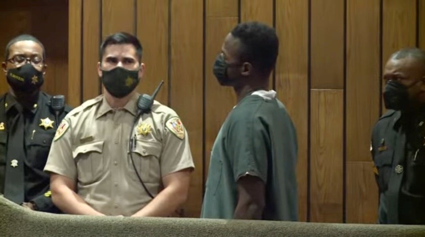 Cleotha Abston appears in court on Tuesday morning