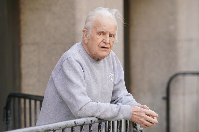 <p>Retired butcher Edward Turpin, 90, has avoided jail after stabbing his blind wife of 60 years to ‘quieten her down’ </p>