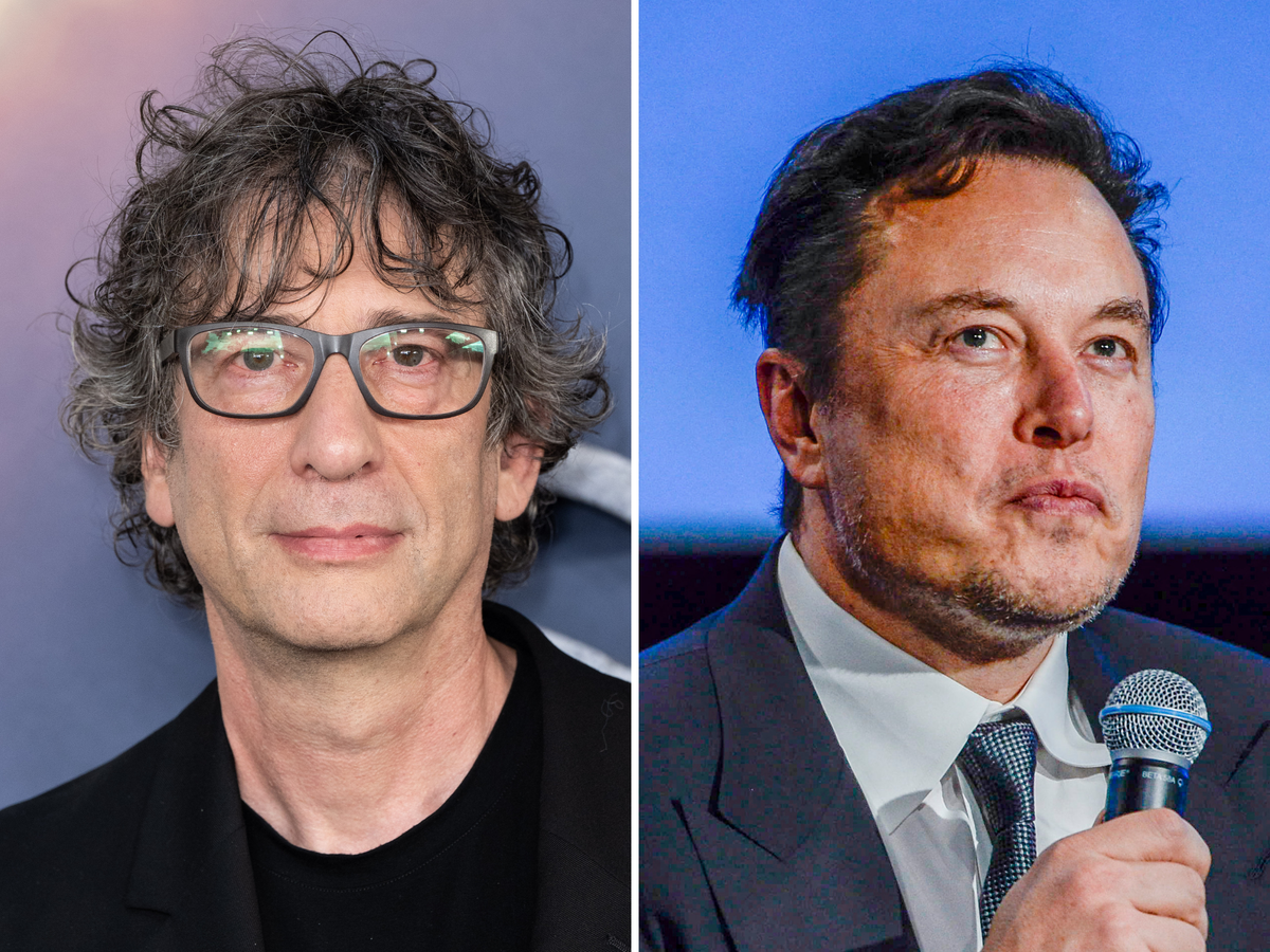 The Sandman creator Neil Gaiman slates Elon Musk&rsquo;s criticism of new Lord of the Rings series
