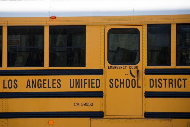 <p>Law enforcement agencies assisted Los Angeles Unified School District following the attack</p>