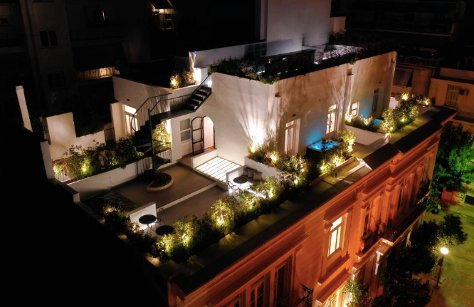Sip a cocktail on this private roof terrace