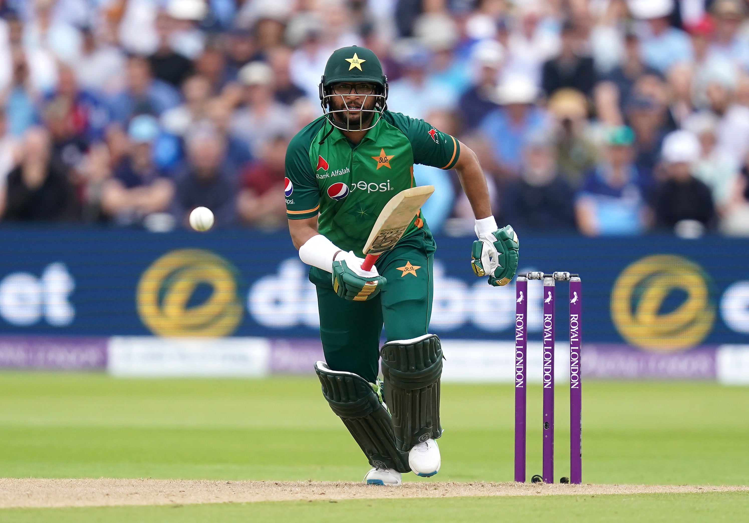 Pakistan’s Imam-ul-Haq hit 90 on his Somerset debut (Martin Rickett/PA)