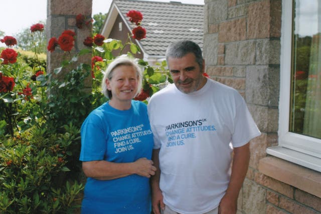Joy Milne and her late husband Les (Joy Milne/PA)