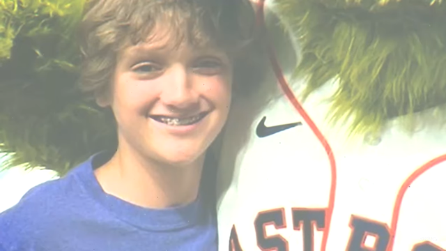 <p>Mason Nelson, a 14-year-old freshman at Ball High School in Galveston, was killed in a car crash by a serial drunk driver </p>