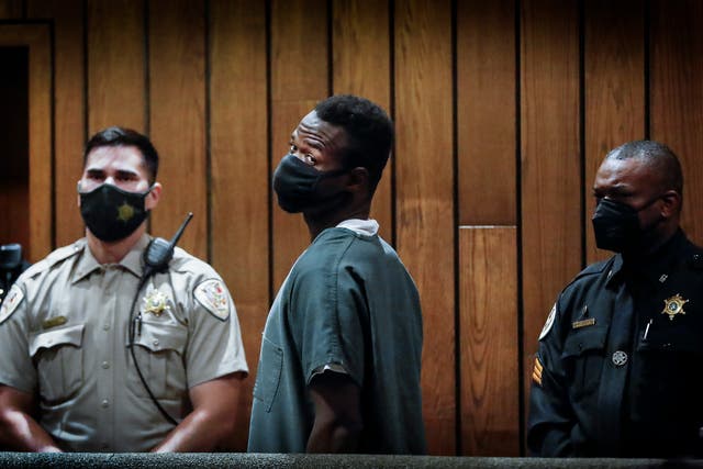 <p>Cleotha Abston-Henderson appears in Judge Louis Montesi courtroom for his arraignment on Tuesday, 6 September 2022 in Memphis</p>