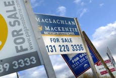 Average UK house price hit record high in August, says Halifax 