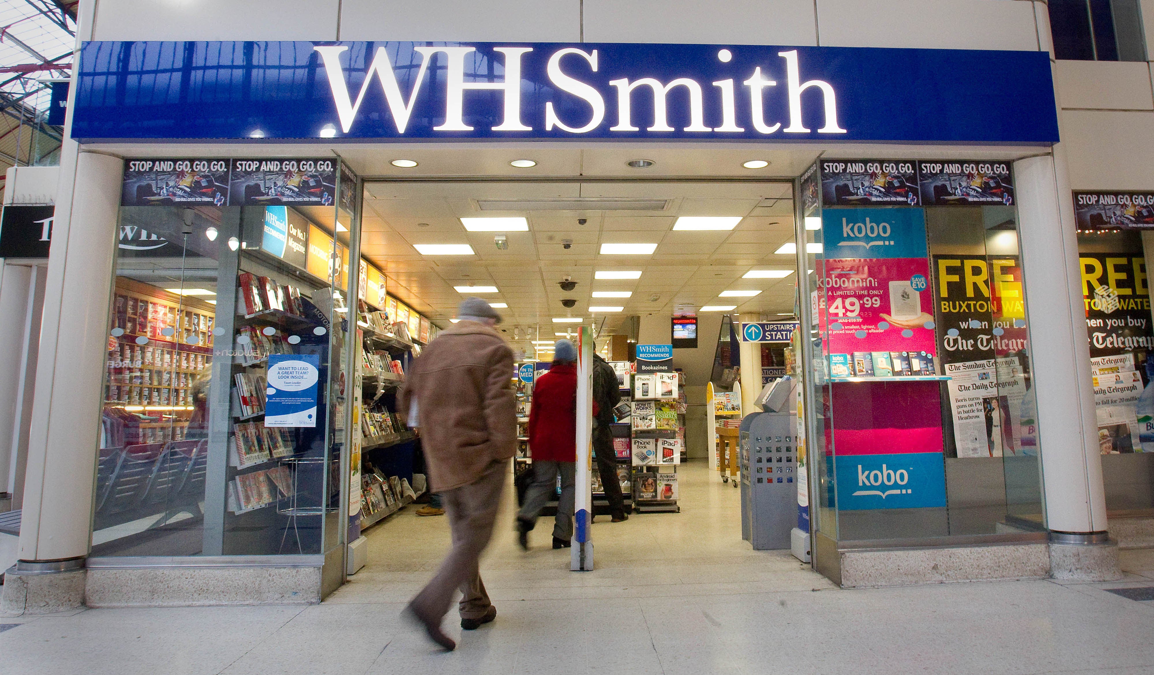 WH Smith has seen sales at its high street arm remain below pre-pandemic levels after a hit from the recent cyber attack on its Funky Pigeon online greeting cards business (Philip Toscano/PA)