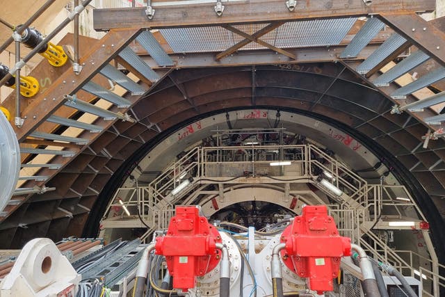 Tunnelling has started for a new river crossing in east London (TfL/PA)