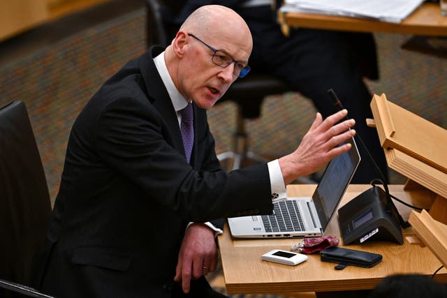 Scotland’s Deputy First Minister John Swinney has set out the urgent actions he hopes Chancellor Kwasi Kwarteng will take on the cost crisis. (Jeff J Mitchell/PA)