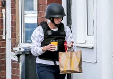 Police try to end 25-hour siege by ‘offering man armed with crossbow McDonald’s breakfast’