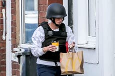 Police try to end 25-hour siege by ‘offering man armed with crossbow McDonald’s breakfast’