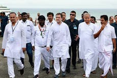 A long march forward or last goodbye? Rahul Gandhi walks length of India to revive Congress party