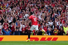 Marcus Rashford reaping rewards of ‘positive vibe’, Erik ten Hag claims