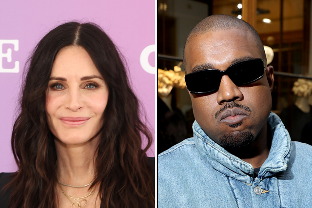 <p>Courtney Cox and Kanye West</p>