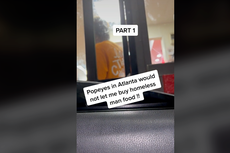 Popeyes blocks woman buying food for homeless man
