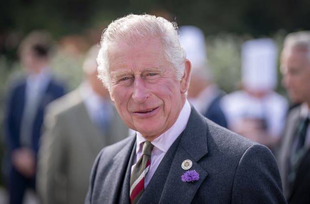 The Prince of Wales visited Lanarkshire on Wednesday (Jane Barlow/PA)