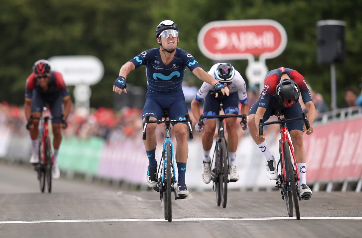 Yorkshire’s Tom Pidcock narrowly misses out on Helmsley stage win