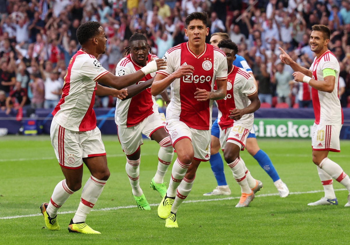 Ajax vs Rangers LIVE: Champions League newest rating and aim updates as Edson Alvarez places Dutch facet forward