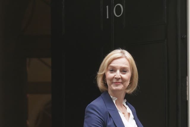 <p>Liz Truss leaves No 10 to attend her first Prime Minister’s Questions on Wednesday </p>