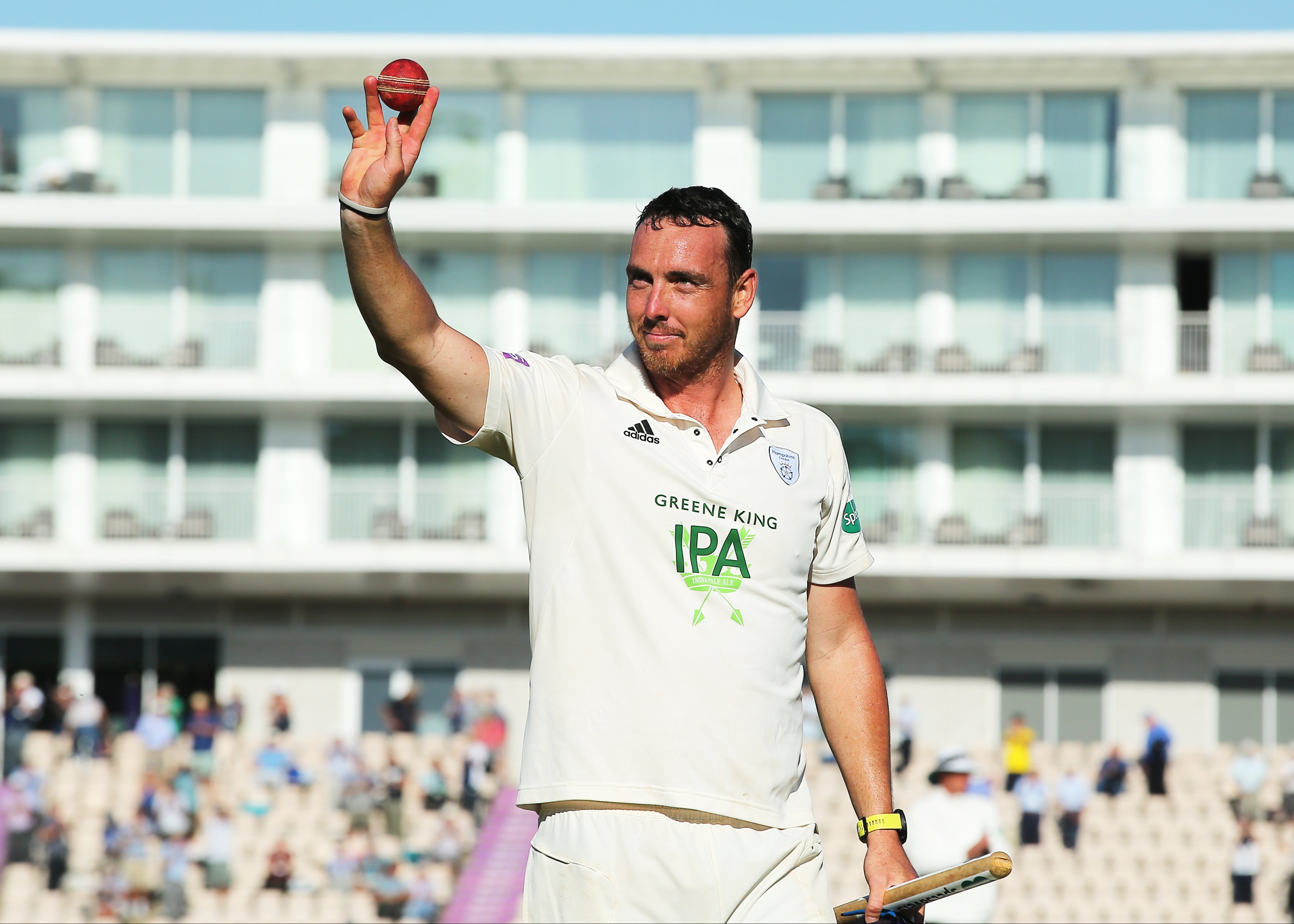 Kyle Abbott – who had made a superb unbeaten 57 with the bat – took another four wickets (Mark Kerton/PA)