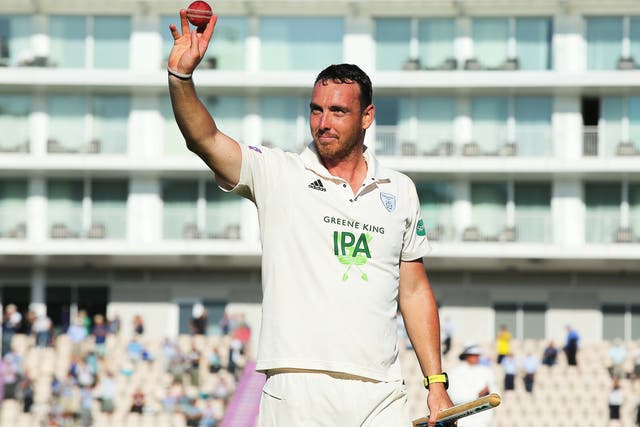 Kyle Abbott – who had made a superb unbeaten 57 with the bat – took another four wickets (Mark Kerton/PA)