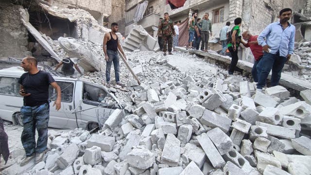 Syria Building Collapsed