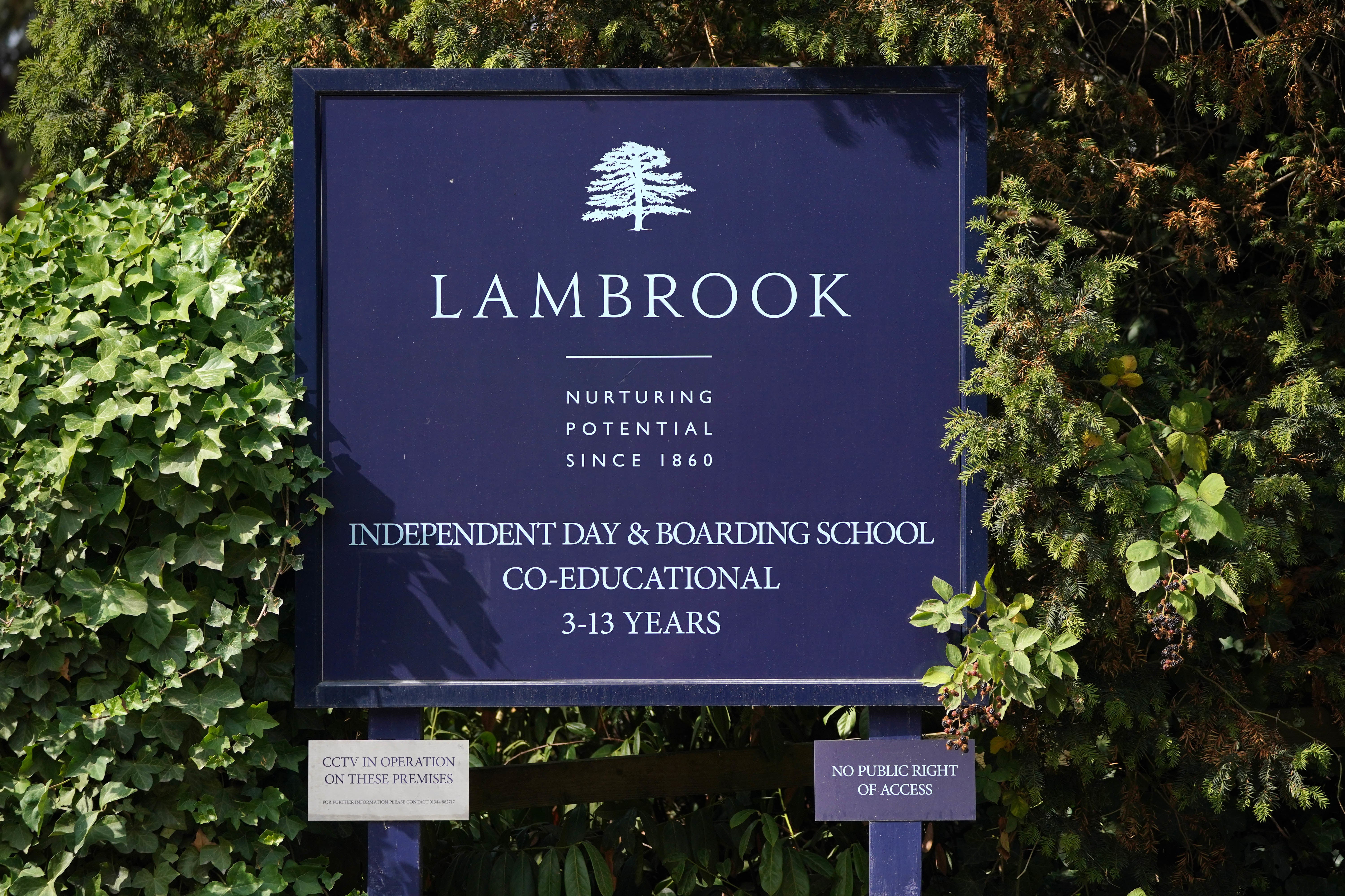 The co-educational private Lambrook School in Ascot (Jonathan Brady/PA)