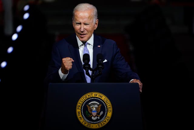 Feisty Biden