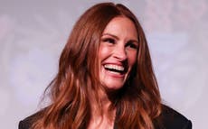 Julia Roberts honours her three children with McQueen gown on Ticket to Paradise red carpet