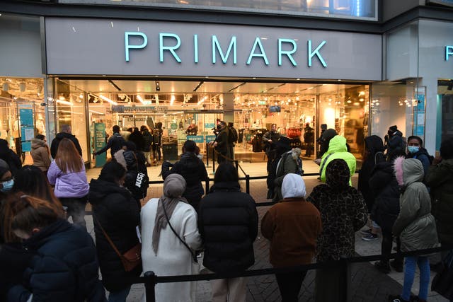 Primark owner AB Foods is set to post higher profits after rising prices to offset surging costs (Jacob King/PA)