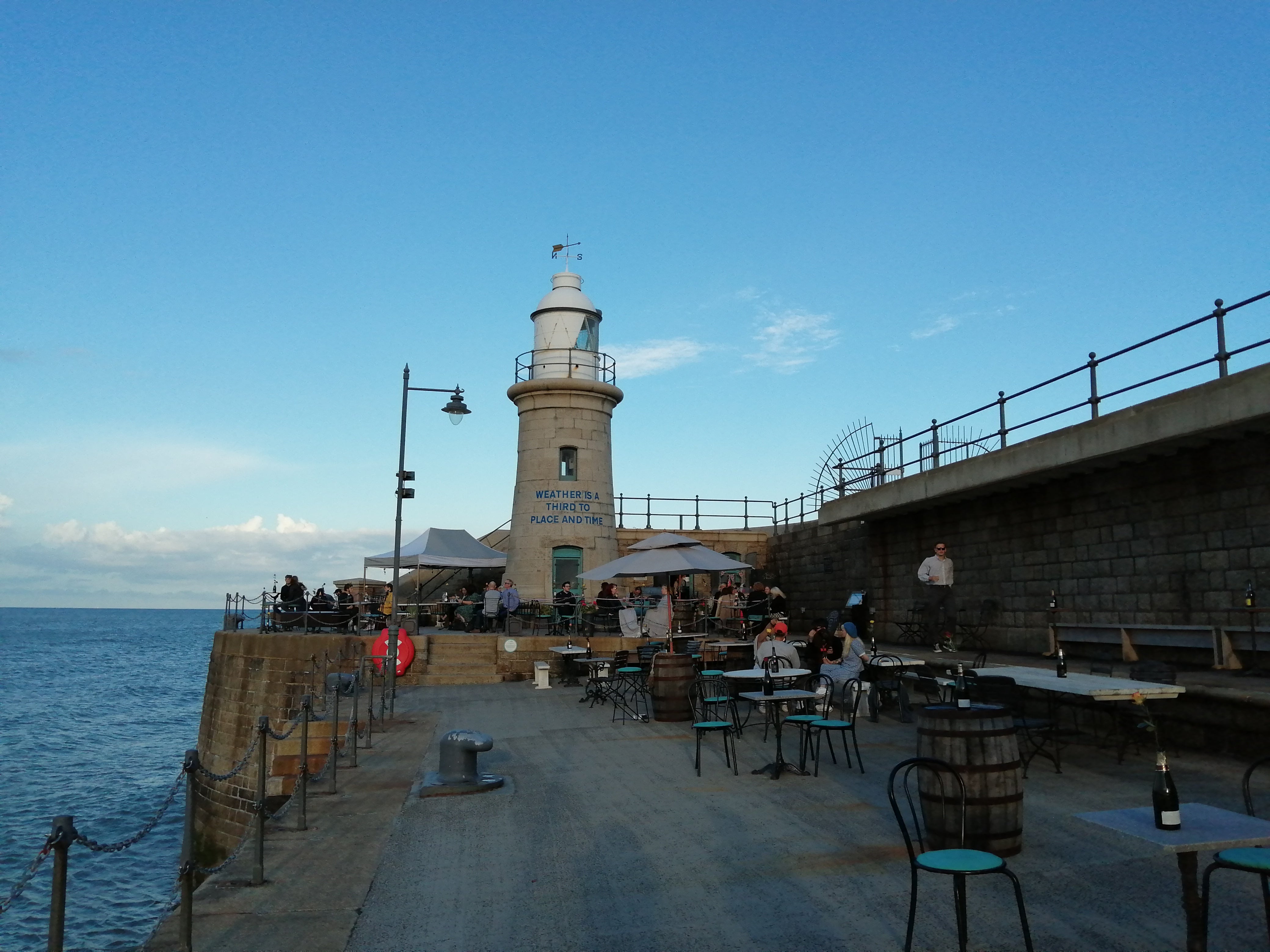 The Lighthouse Champagne Bar on Folkestone’s rejuvenated Harbour Arm