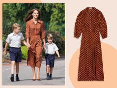 Kate Middleton wears Rixo polka dot dress for back-to-school drop off – here’s how you can rent it