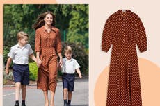 Kate Middleton wears Rixo polka dot dress for back-to-school drop off – here’s how you can rent it