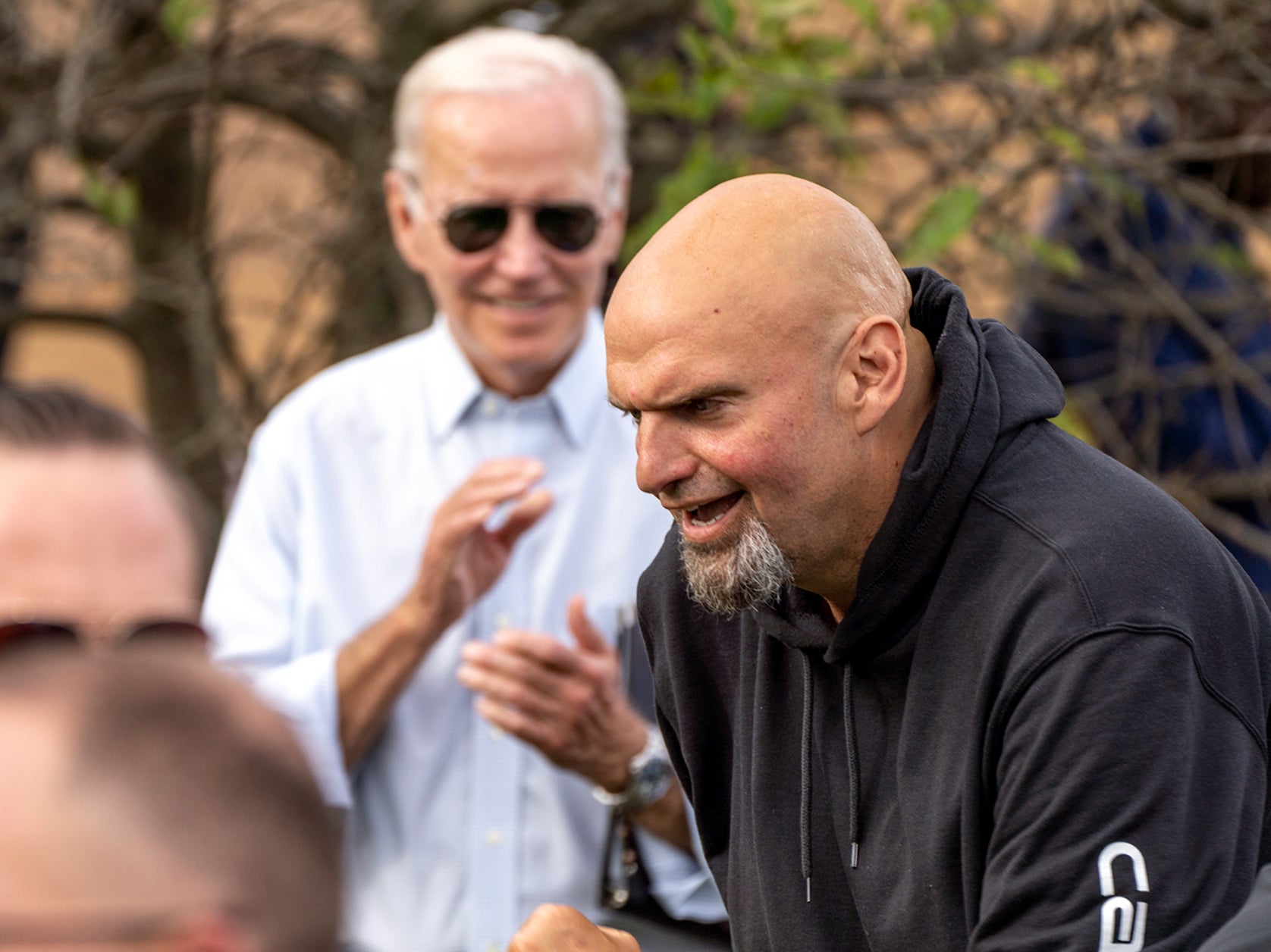 John Fetterman recently appeared at an event with Joe Biden