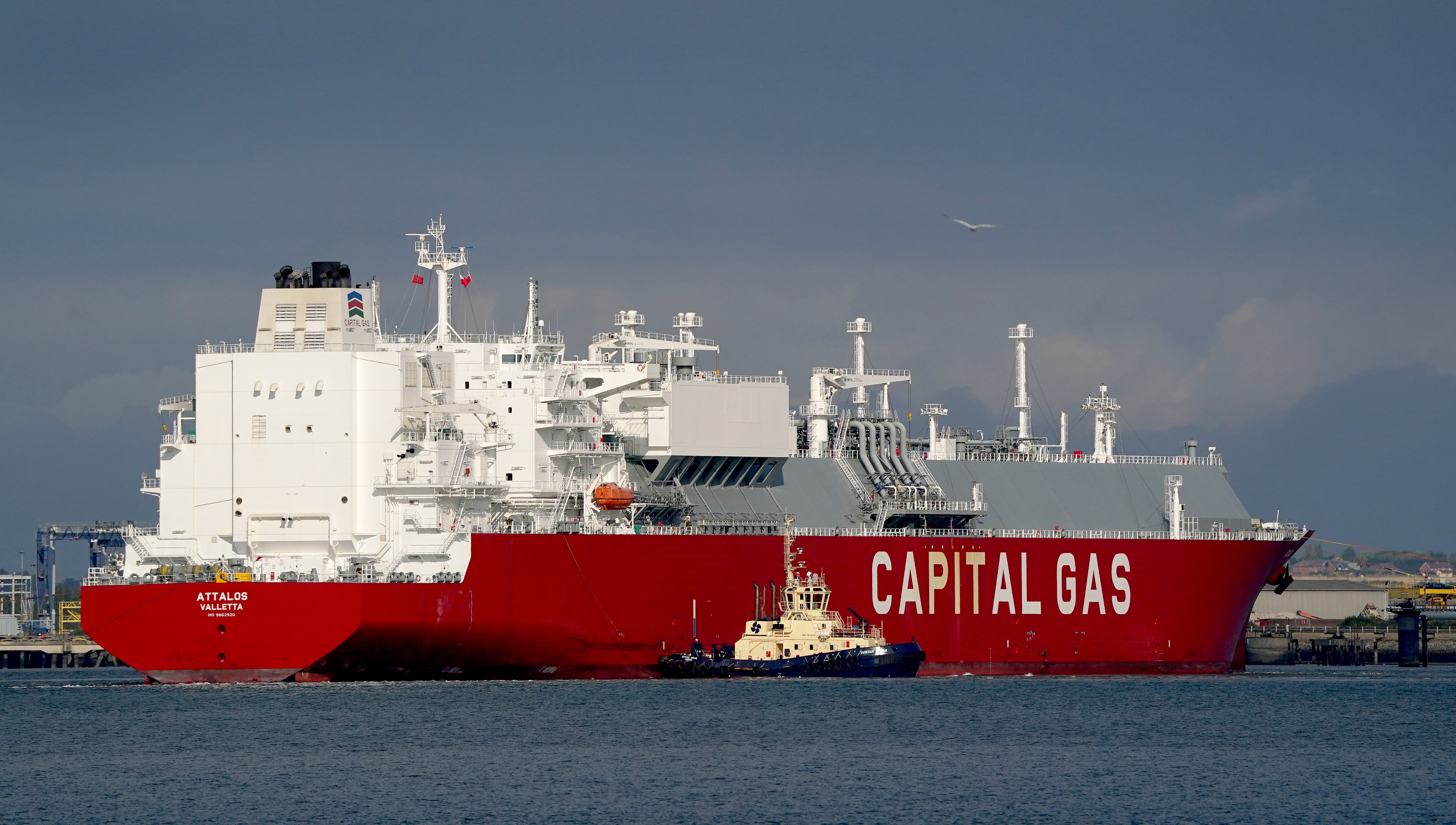 Gas shipments have been coming to Europe from around the world during this crisis (Gareth Fuller/PA)