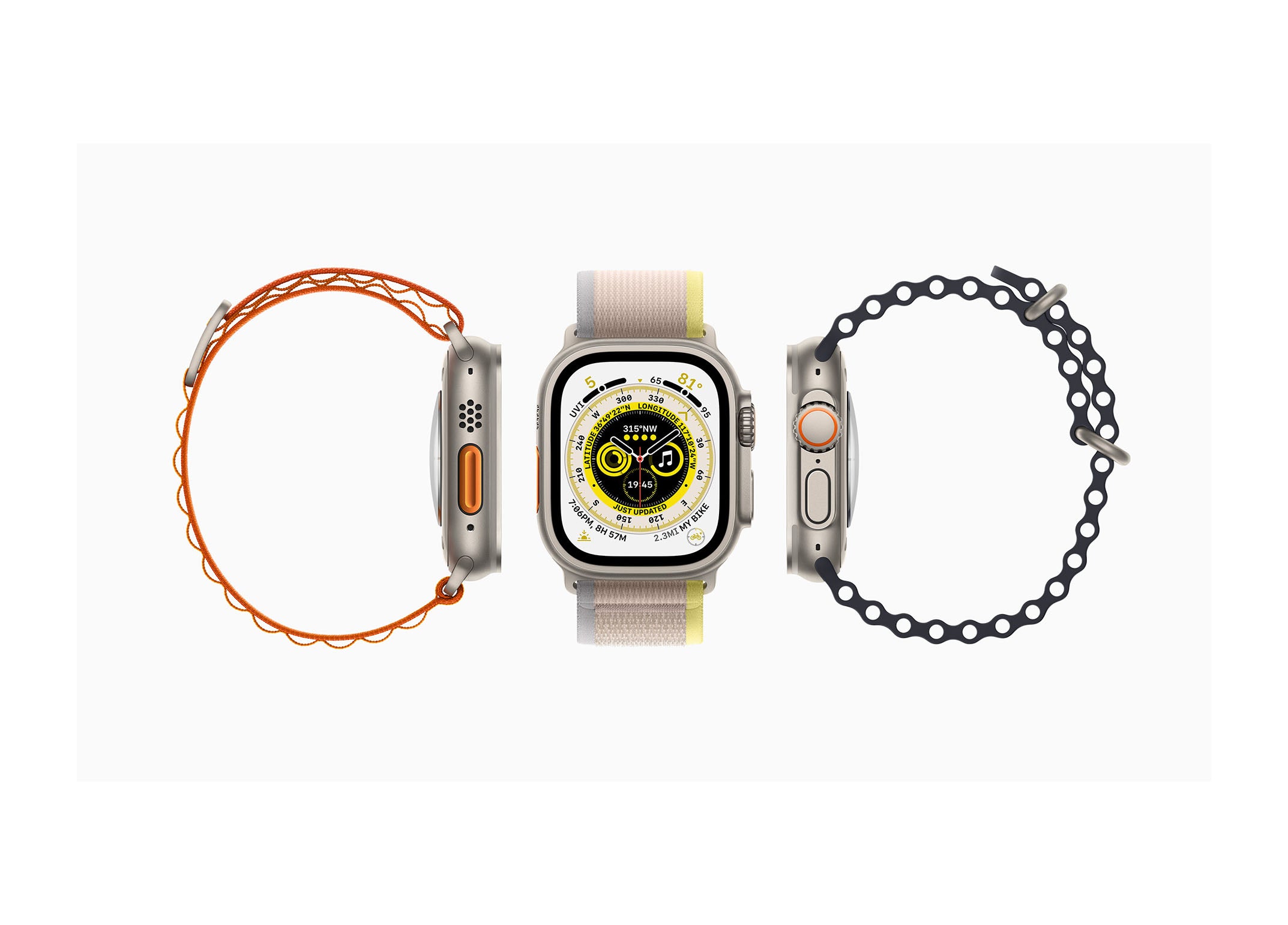 The Apple Watch ultra features an action button and a more rugged design for extreme sports