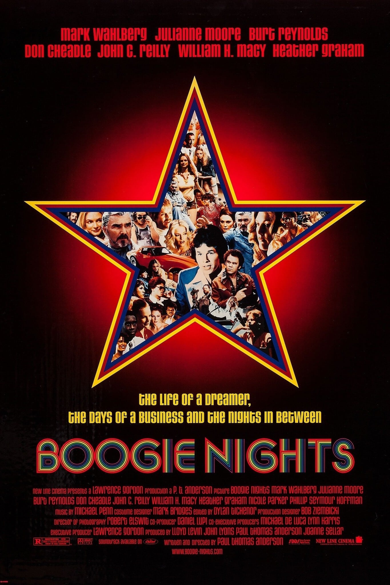 The original poster artwork for ‘Boogie Nights’
