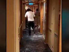 Cruise passengers wake up to see cabins flooding in ‘Titanic-like scene’